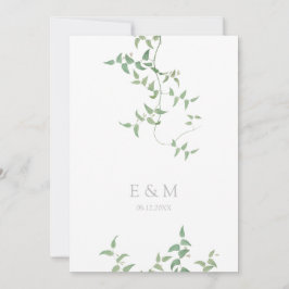 Reserve A Data Delicado Casamento Botânico Vintage Greenery
