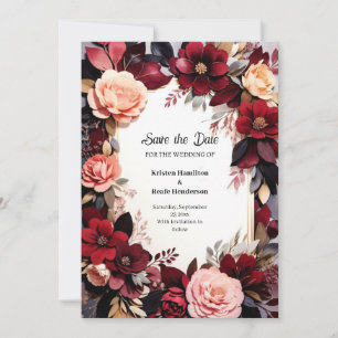 Reserve A Data Delicate Burgundy Rustic
