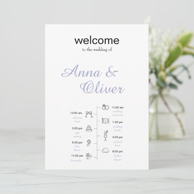 Reserve A Data Desenho de Casamento Elegante (Em pé/Frente)