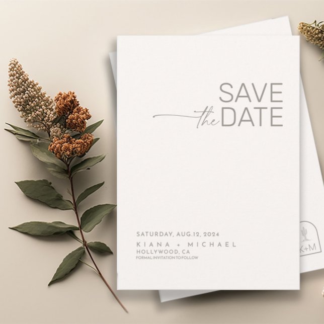 Reserve A Data Desert Vibes Wedding Ivory Vertical ID1019 (Criador carregado)