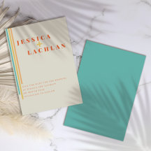 Design Chic Retroativo com Casamento de Stripes Co