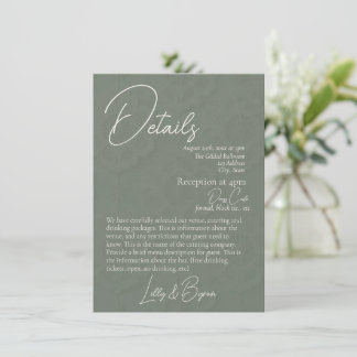 Reserve A Data DETALHES | Detalhes do Casamento