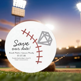 Reserve A Data Diamante de Home Run de Beisebol 
