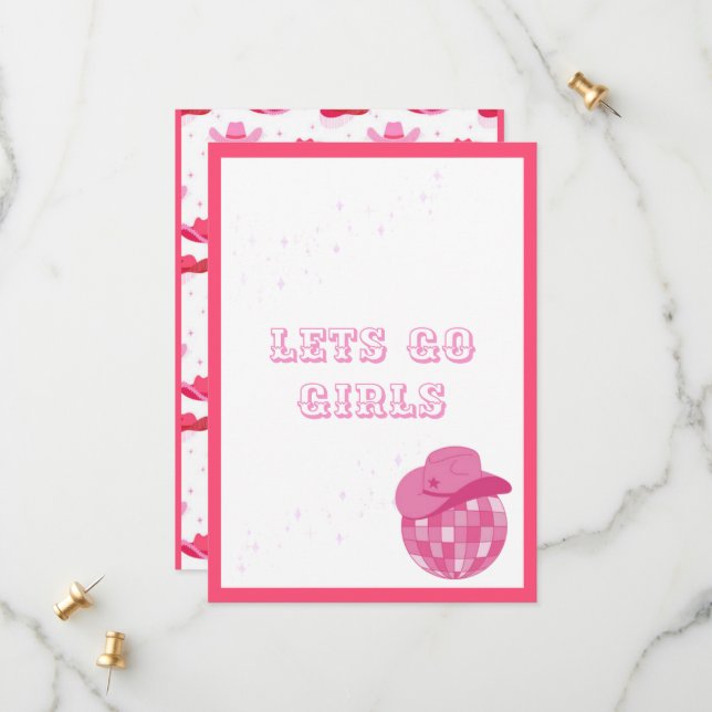 Reserve A Data Disco Cowgirl (Frente/Verso In Situ)