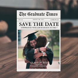 Reserve A Data Diversão do jornal Vintage modernaEstilo de fotogr