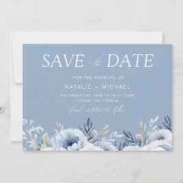 Reserve A Data Divino Azul Deslumbrante Casamento Floral