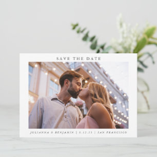 Reserve A Data Dois 2 Foto Casamento Minimalista Moderno Elegante