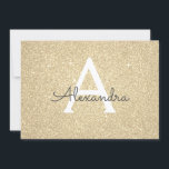 Reserve A Data Dourada Sparkle Glitter Sweet 16 Salve a data<br><div class="desc">Dourado Sparkle Glitter Doce Dezesseis Monogramas Nome e Festa de aniversário Inicial Salve o Convite de Data. Este convite é perfeito para a Dourada Festa de aniversário Sparkle Glitter Sweet 16 que está a tentar celebrar na Rosa Rosa Rosa Rosa Rosa Dourada.</div>