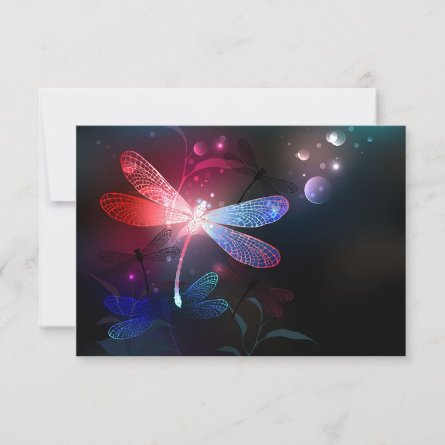 Reserve A Data Dragonfly vermelha (Frente)
