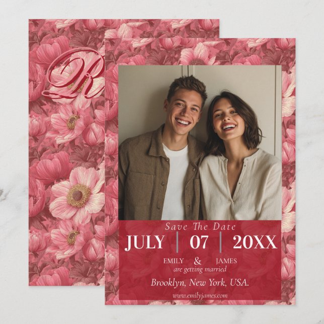 Reserve A Data Dreamy Anemones Inspired Outdoor Wedding (Frente/Verso)