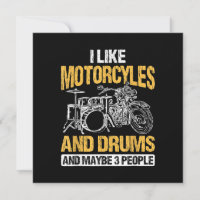 Drummer Drummer Eu Gosto De Motociclos E Tambores