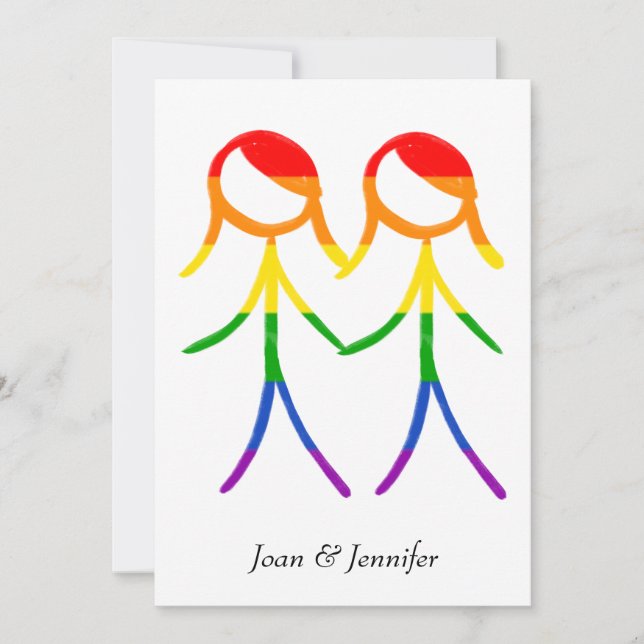 Reserve A Data Duas Brides Rainbow Love (Frente)