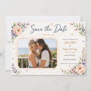 Reserve A Data Duas Noivas São Melhores Que Uma Foto Save the Dat