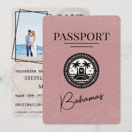 Reserve A Data Dusty Rosa Bahamas Passaporte Salvar Data