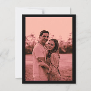 Reserve A Data Dusty Rosa Elegant - Foto minimalista que salva a 