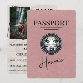 Reserve A Data Dusty Rosa Hawaii Passaporte Salvar Data