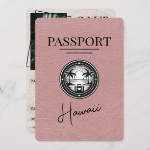 Reserve A Data Dusty Rosa Hawaii Passaporte Salvar Data