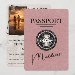 Reserve A Data Dusty Rosa Maldives Passaporte Salvar Data