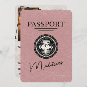 Reserve A Data Dusty Rosa Maldives Passaporte Salvar Data