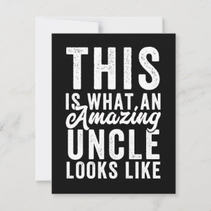 Reserve A Data É assim que um tio incrível se parece