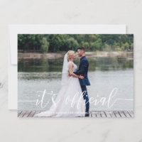 É Casamento oficial/Anúncio de casamento