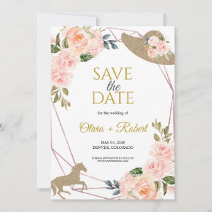 Reserve A Data E Eles Estão a Caminho do Altar! Tema do Derby