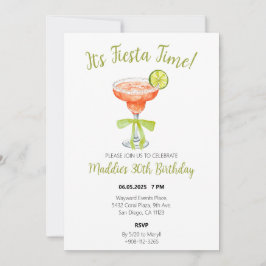 Reserve A Data É Fiesta Time Watercolor Strawberry Margarita