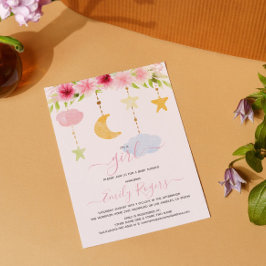 Reserve A Data É uma festa de chá de fraldas floral.