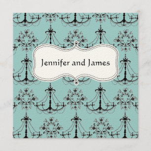 Reserve A Data Economias de creme azuis do candelabro a data