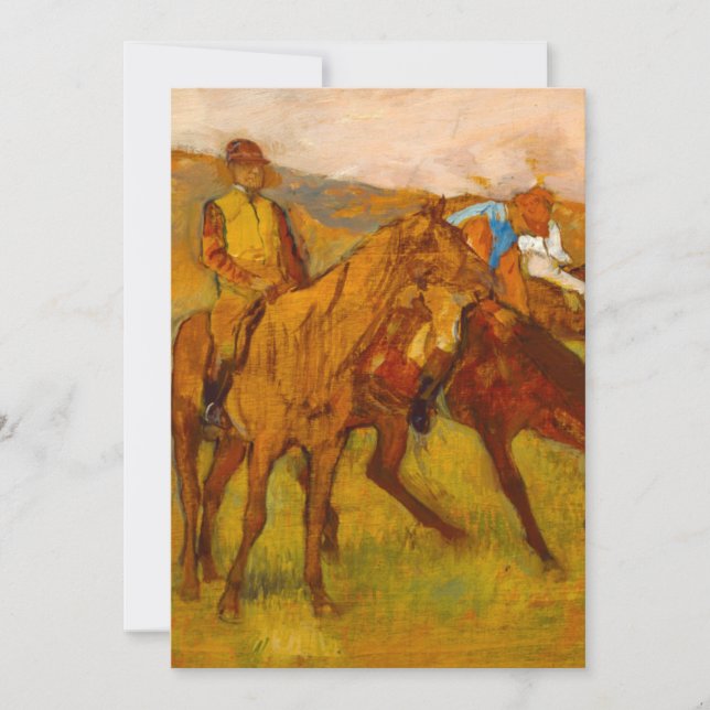 Reserve A Data Edgar Degas Antes da Corrida (Frente)