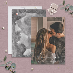 Reserve A Data ELA DISSE SIM Caligrafia Foto Salvar Data