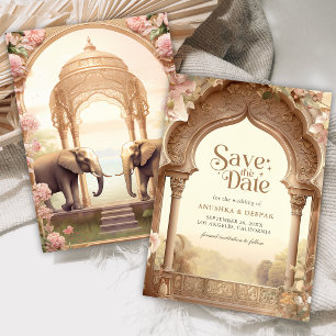 Reserve A Data Elefantes do Jardim Floral Palácio Casamento India