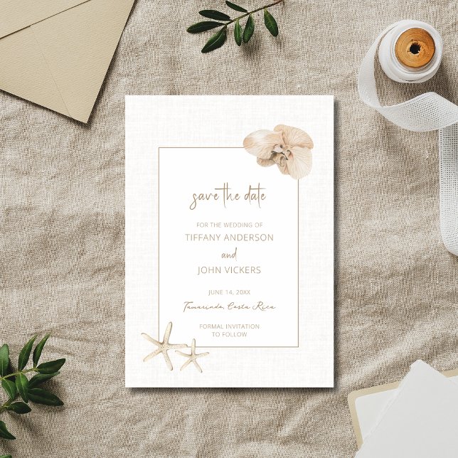 Reserve A Data Elegância à Beira-Mar Casamento à Margem Save the  (Coastal Elegance Seaside Wedding Save the Date)