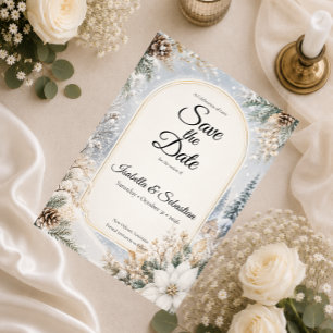 Reserve A Data Elegância de Enluarado Inverno Encantado Casamento