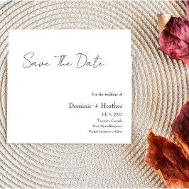 Reserve A Data Elegância minimalista CHIC