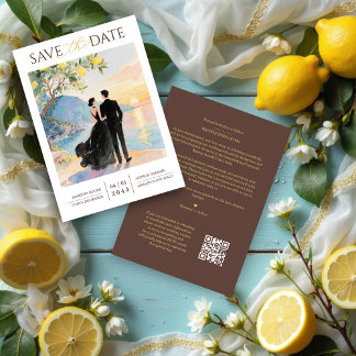 Reserve A Data Elegant Amalfi Coast Lemon Tree Wedding Couple
