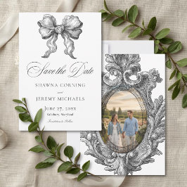 Reserve A Data Elegant Black White Toile French Manor Photo