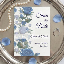 Reserve A Data Elegant Blue Rose Watercolor Floral Vine