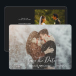 Reserve A Data Elegant Classic Black and White Caligraphy Wedding<br><div class="desc">-Capture the timeless beauty of love with this elegant black and white wedding photo, featuring intricate calligraphy. Perfect for couples seeking a sophisticated and classic touch for their special day, this beautiful image is ideal for wedding invitations, decor, or personal keepsakes. The contrast of black and white enhances the romantic...</div>