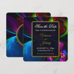 Reserve A Data Elegant Classic Modern Floral Pattern #902 Wedding