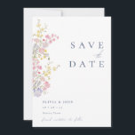 Reserve A Data Elegant Dusty Blue Photo Wildflowers Wedding<br><div class="desc">Announce your special day in timeless style with our Elegant Wedding Save the Date. Featuring a dusty blue color palette and sophisticated script, this design exudes elegance and refinement. The personalized monogram adds a chic, personal touch, making it the perfect preview of your upcoming wedding. Ideal for any season, this...</div>