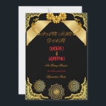 Reserve A Data Elegant Ornate Black Wedding Pre Invite<br><div class="desc">Announce your special day in timeless luxury with this black and gold Save the Date card. Featuring a rich matte black background and an ornate full golden frame, this elegant design is perfect for grand, formal, and evening weddings. The refined gold typography and royal detailing create a sophisticated first impression...</div>