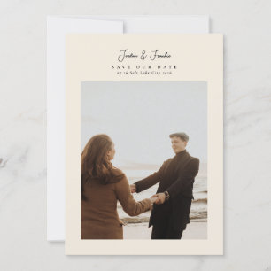 Reserve A Data Elegante 5 colagem de fotos com caligrafia para ca