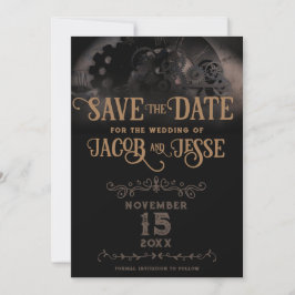 Reserve A Data Elegante Black Steampunk