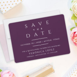 Reserve A Data Elegante Clássico Roupas de Festa Dark Purple para