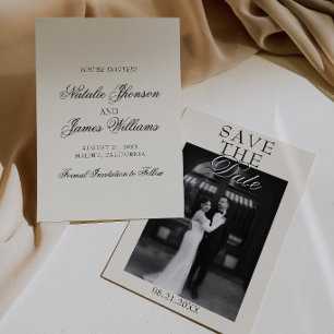 Reserve A Data Elegante Creme Preto Dinheiro Antigo Fancy Foto Ca