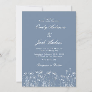 Reserve A Data Elegante Flor Silvestre Branca Vinca Casamento