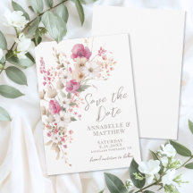 Elegante Floral de Flores Silvestres para Casament