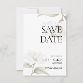 Reserve A Data Elegante Magnólia Branca Oriental Vintage