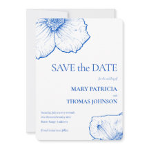 Elegante Minimalista Safira Floral, Código QR